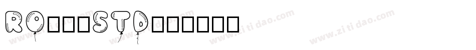 Ro本明朝Std字体转换
