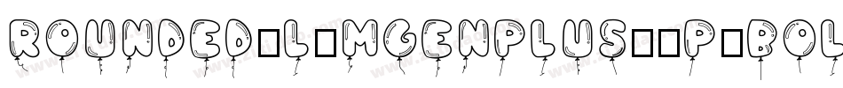 rounded-l-mgenplus-1p-bold生成器字体转换