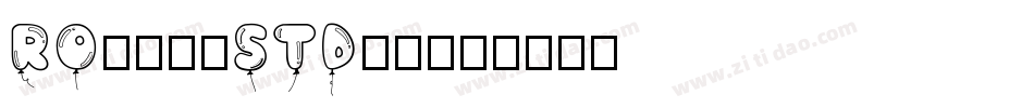 roシリウスstd字体字体转换
