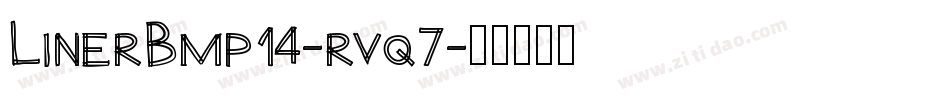 LinerBmp14-rvq7字体转换