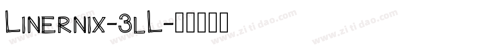Linernix-3lL字体转换