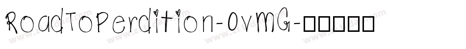 RoadToPerdition-0vMG字体转换