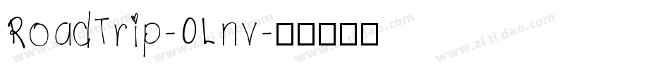 RoadTrip-0Lnv字体转换