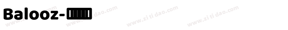 Balooz字体转换