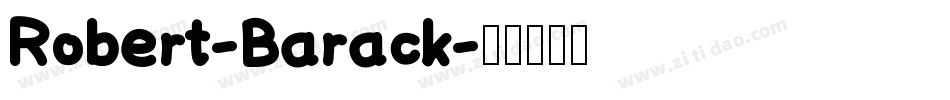 Robert-Barack字体转换