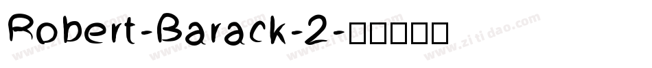 Robert-Barack-2字体转换