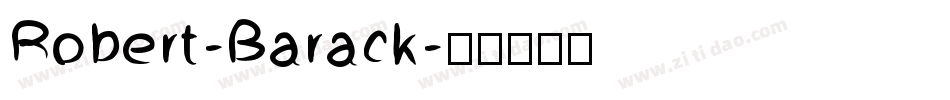 Robert-Barack字体转换