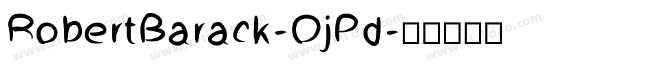 RobertBarack-OjPd字体转换