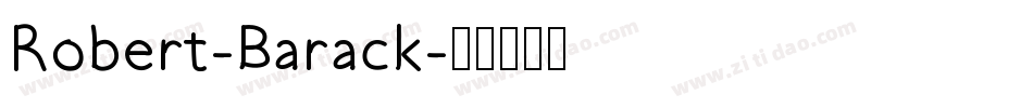 Robert-Barack字体转换
