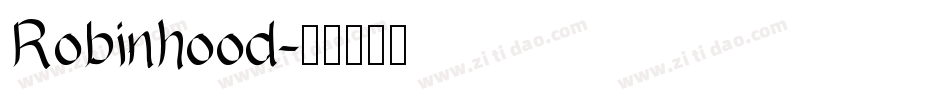 Robinhood字体转换