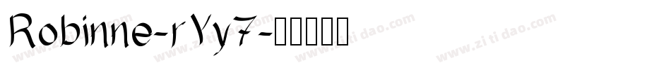 Robinne-rYy7字体转换