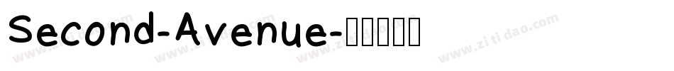 Second-Avenue字体转换