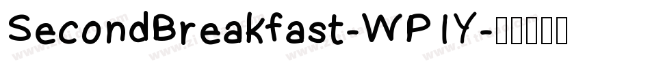 SecondBreakfast-WP1Y字体转换