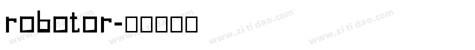 robotor字体转换