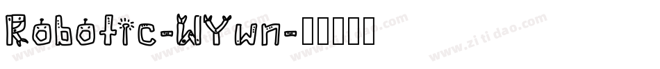 Robotic-WYwn字体转换