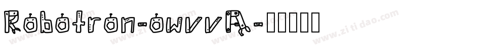 Robotron-owvvA字体转换