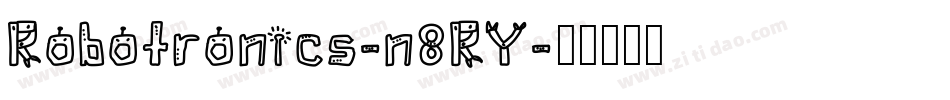 Robotronics-n8RY字体转换