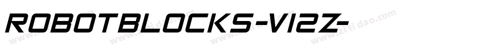 RobotBlocks-V12Z字体转换