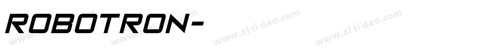 Robotron字体转换