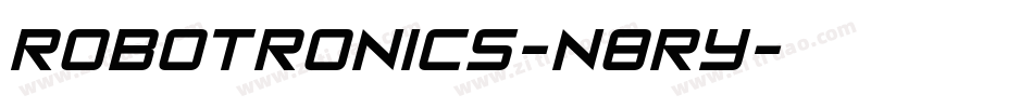 Robotronics-n8RY字体转换