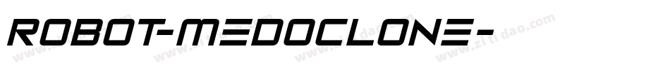 robot-medoclone字体转换