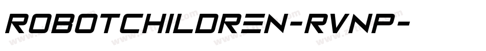 RobotChildren-rVnp字体转换