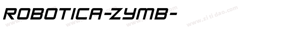Robotica-ZYmB字体转换