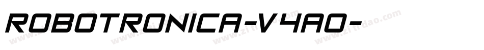 Robotronica-v4AO字体转换