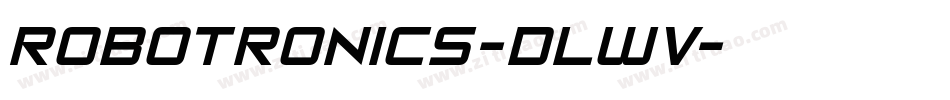 Robotronics-dLwV字体转换