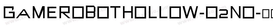 GameRobotHollow-o2no字体转换