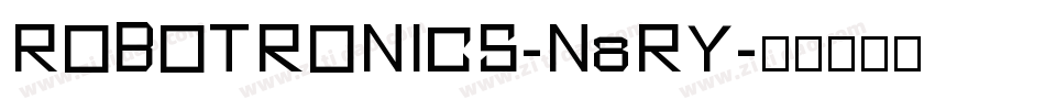 Robotronics-n8RY字体转换