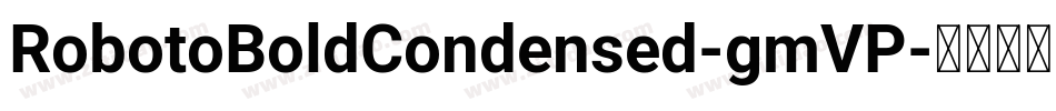 RobotoBoldCondensed-gmVP字体转换