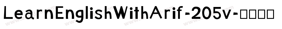 LearnEnglishWithArif-205v字体转换