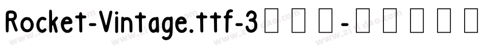 Rocket-Vintage.ttf-3转换器字体转换