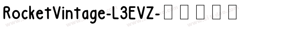 RocketVintage-L3EVZ字体转换