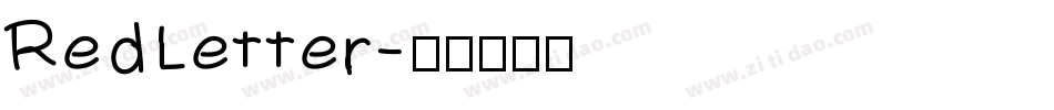 RedLetter字体转换