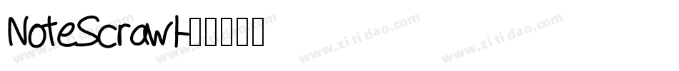 NoteScrawl字体转换