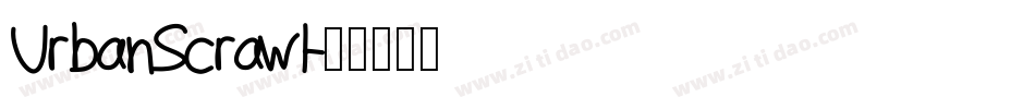 UrbanScrawl字体转换
