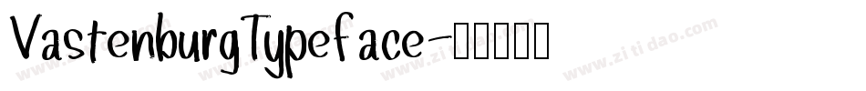 VastenburgTypeface字体转换