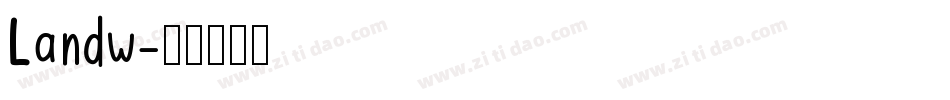Landw字体转换