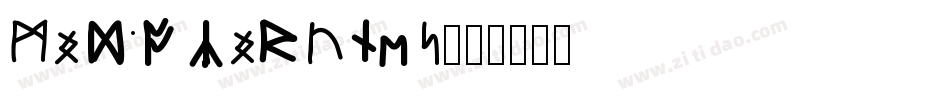 MadokaRunes字体转换
