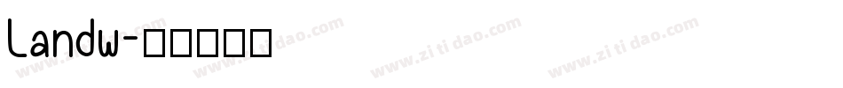 Landw字体转换