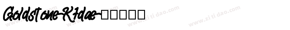 Goldstone-K7dae字体转换