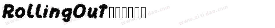 RollingOut字体转换