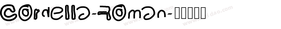 Cordella-Roman字体转换