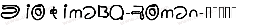 DiotimaBQ-Roman字体转换