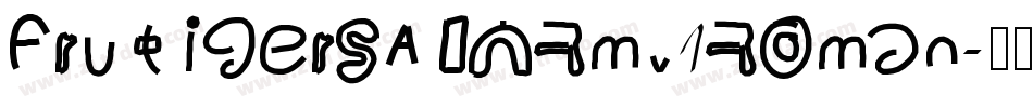 FrutigerSAINRmv1Roman字体转换