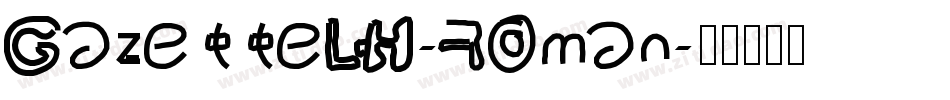 GazetteLH-Roman字体转换