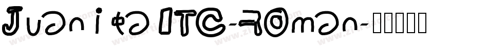 JuanitaITC-Roman字体转换