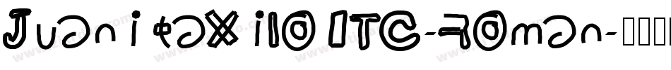 JuanitaXiloITC-Roman字体转换